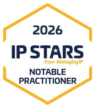IP Stars 2026 Notable Practitioner badge